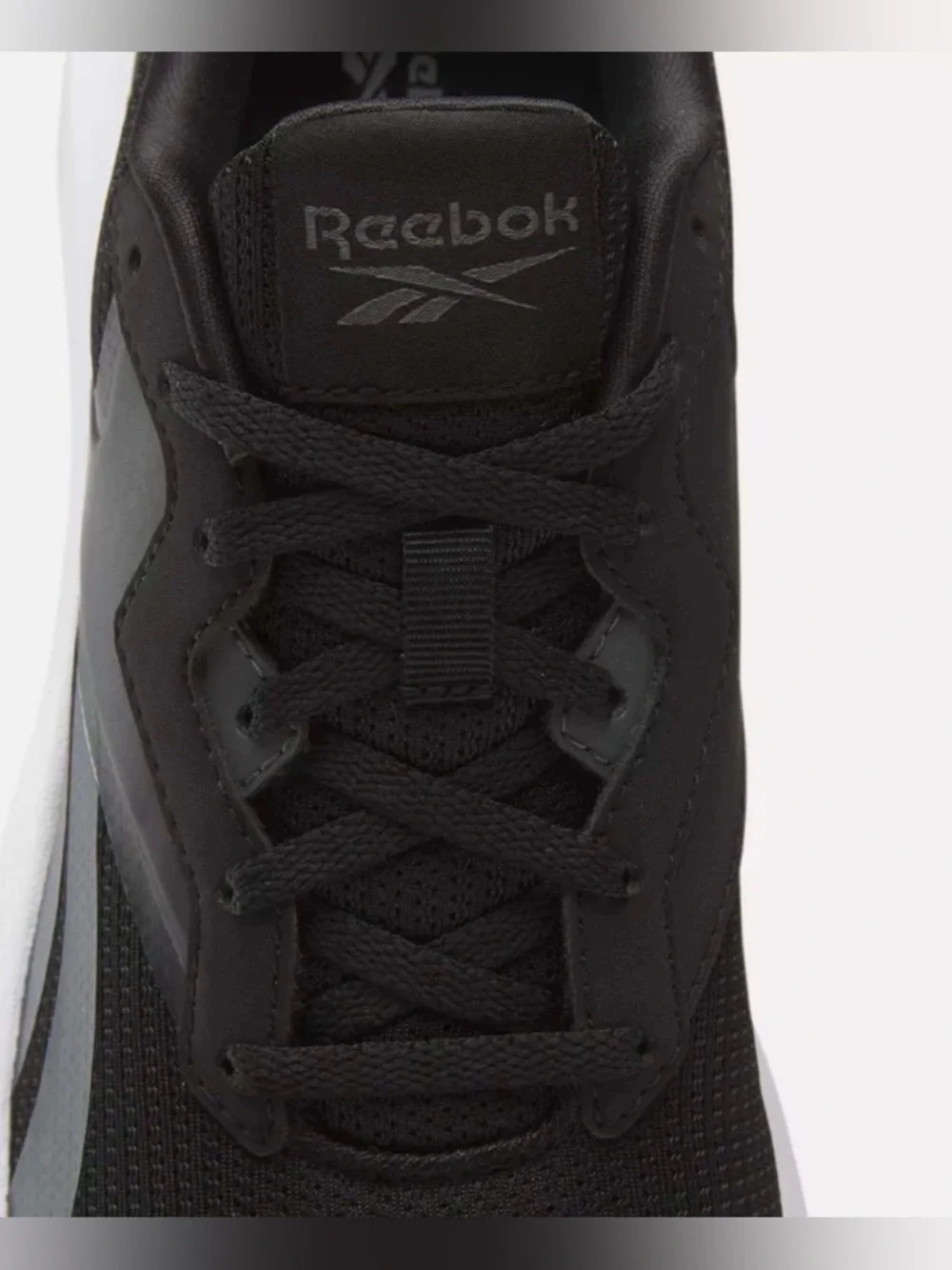 Reebok Women's Black and Gray Cushion Run Sneakers
